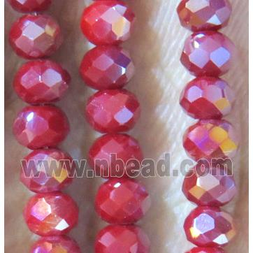 chinese crystal bead, faceted rondelle