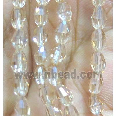 Chinese Crystal Beads, faceted oval