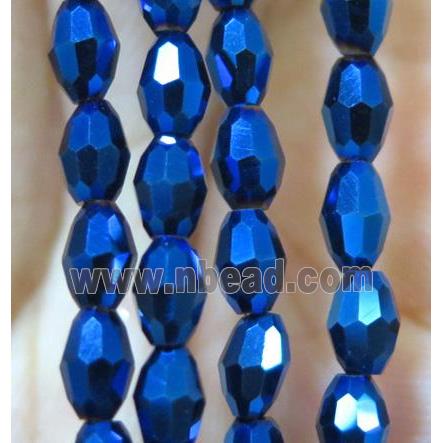 Chinese Crystal Beads, faceted oval