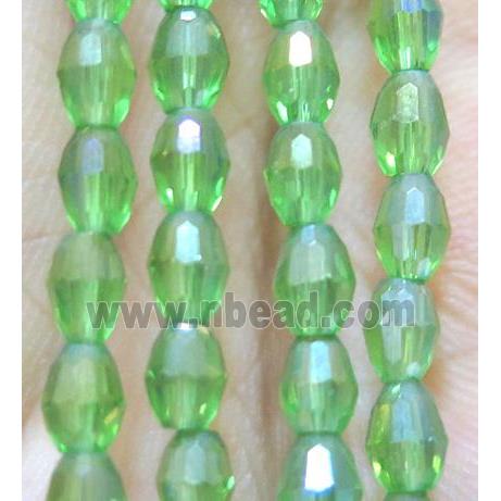 Chinese Crystal Beads, faceted oval