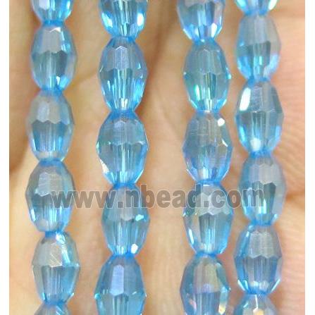 Chinese Crystal Beads, faceted oval