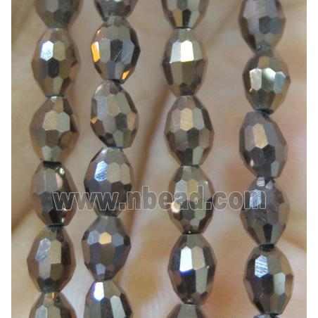 Chinese Crystal Beads, faceted oval