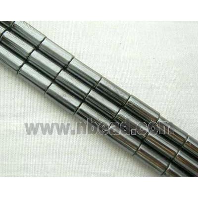 Magnetic Hematite tube beads