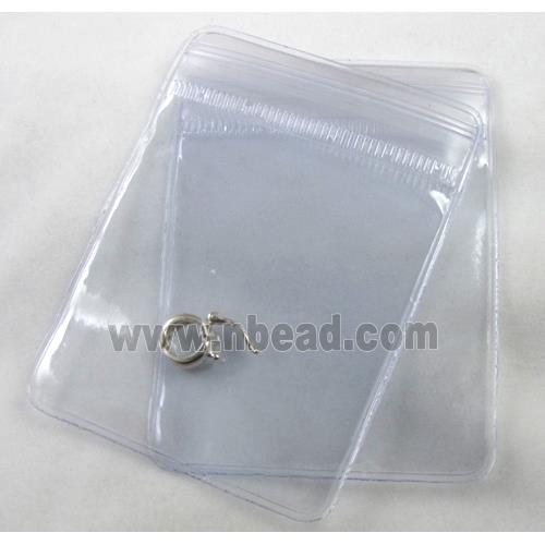 blue Plastic ZipLock PVC Bags