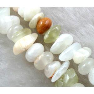 Erose jade bead, Natural chips