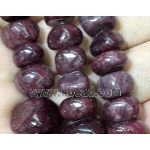 jade beads, freeform chips, stabile