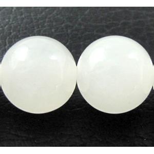 round white jade beads