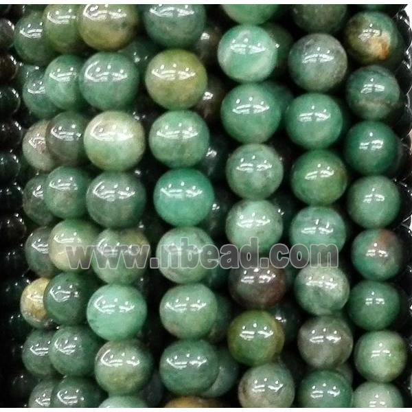 round green African Jade Beads