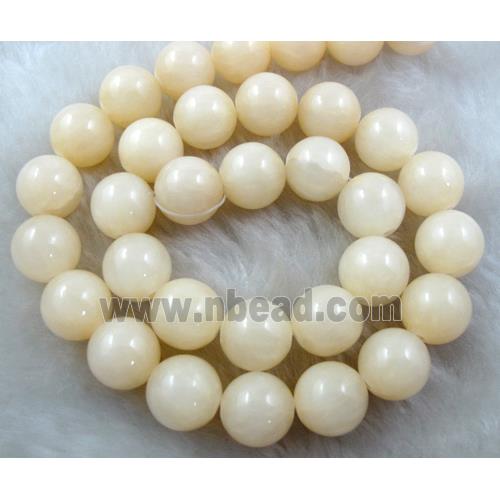 Round Jade gemstone, dye, stabile