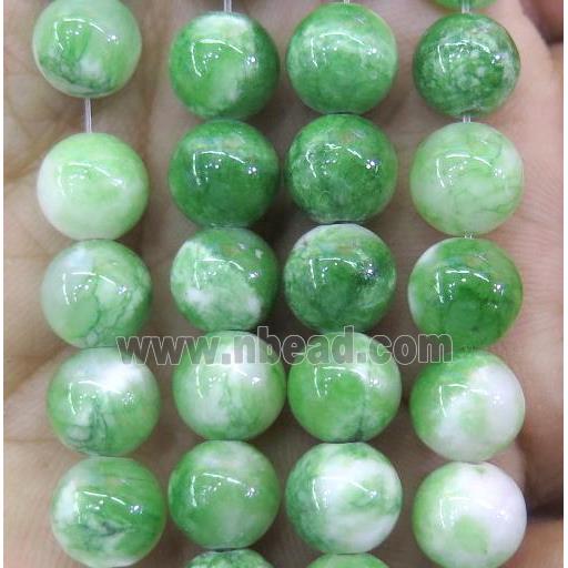 Persia jade, round, stabile, green