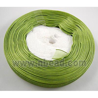 Organza Ribbon Cord, olive