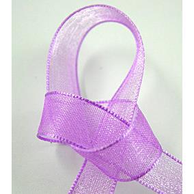 Organza Ribbon Cord, lavender