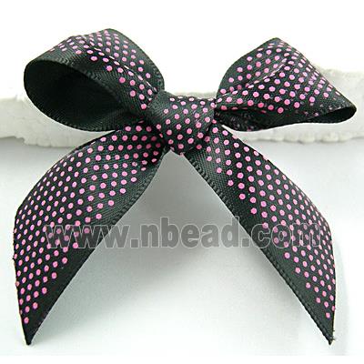 bowknot, Ribbon butterfly flower, dark purple