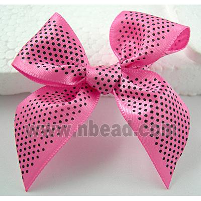 bowknot, Ribbon butterfly flower, Ruby Pink