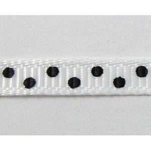 dalmatian ribbon cord, White