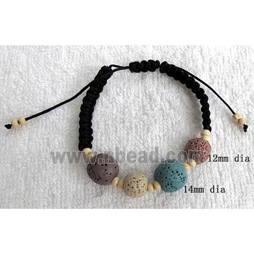 Handmade Lave Bracelet, mix