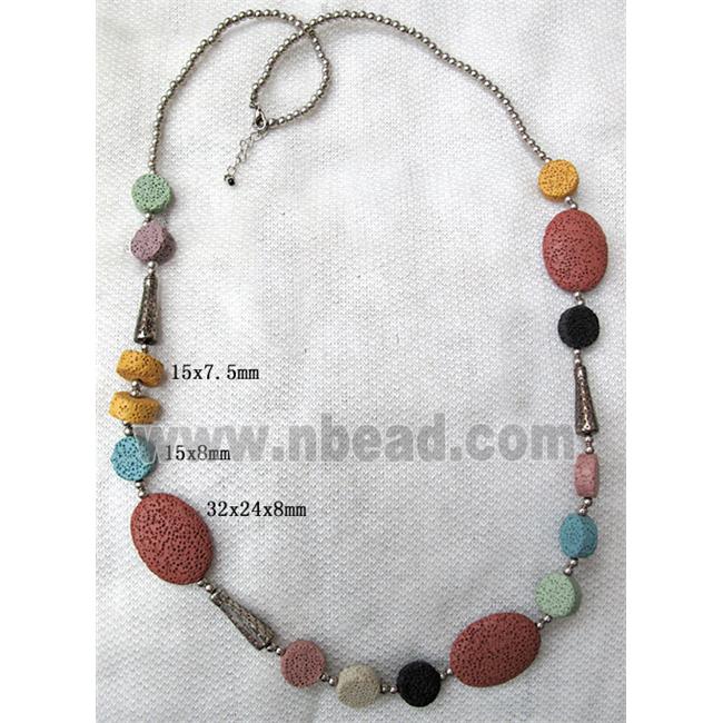 Handmade Lave Necklace