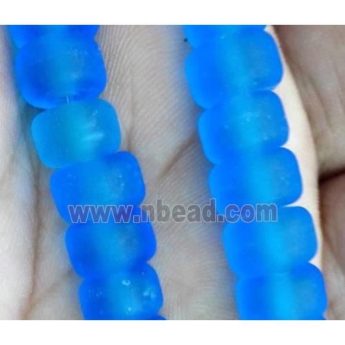 matte lampwork bead, heshi