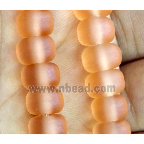 matte lampwork bead, heshi