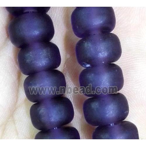 matte lampwork bead, heshi