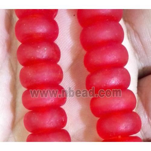 matte lampwork bead, heshi