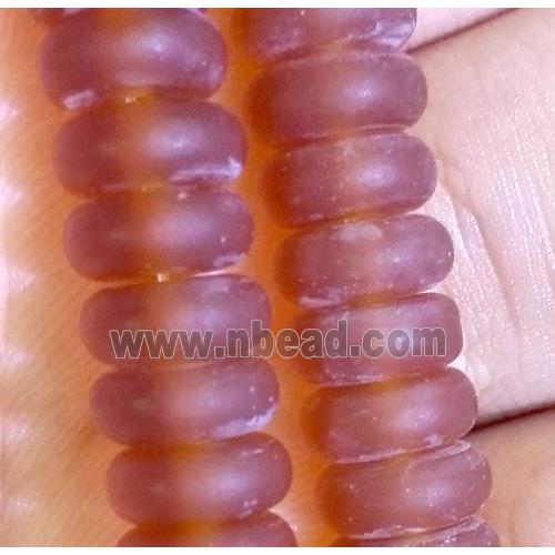 matte lampwork bead, heshi