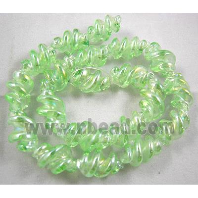 Handmade Plated with Color Twist Lampwork Beads