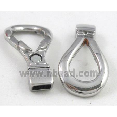 stainless steel Magnetic Clasp, platinum