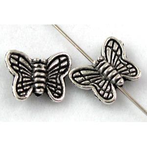 Tibetan Silver butterfly beads Non-Nickel