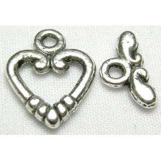 Tibetan Silver toggle clasps non-nickel