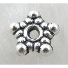 Star, Tibetan Silver Spacer Non-Nickel