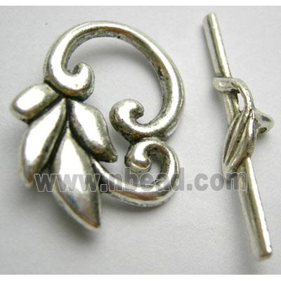 Tibetan Silver Toggle Clasps Non-Nickel