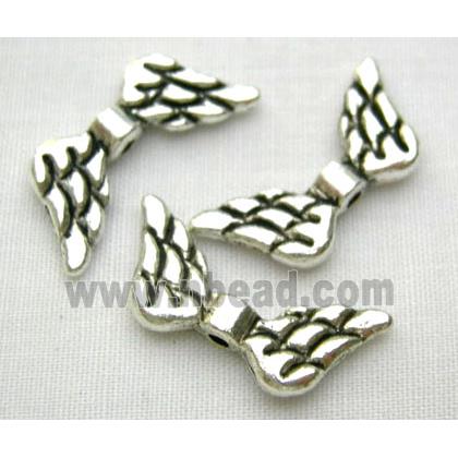 Tibetan Silver Angel Wing beads