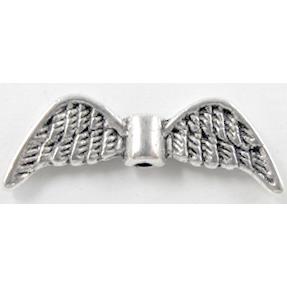 Tibetan Silver praying angel wings Non-Nickel