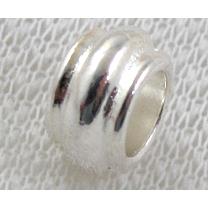 Silver plated Spacer, Tibetan Silver Non-Nickel