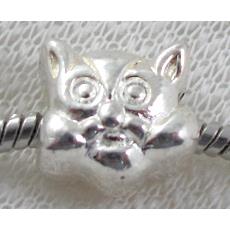 Silver plated bead, Tibetan Silver Spacer Non-Nickel