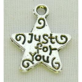 Tibetan Silver star Pentacle Non-Nickel