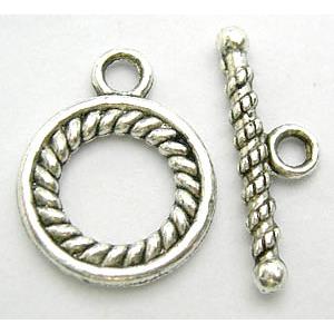 Tibetan Silver Toggle Clasps Non-Nickel