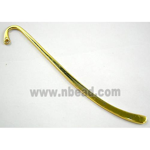 Golden Bookmark, Tibetan Silver Non-Nickel