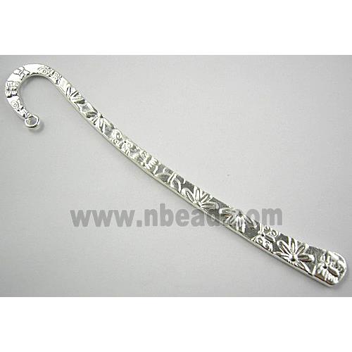 Silver Plated Bookmark, Tibetan Silver Non-Nickel