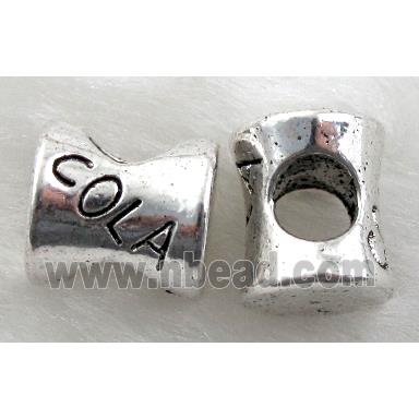 COLA beads, Tibetan Silver Spacer Non-Nickel