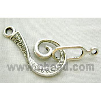 Tibetan Silver Toggle Clasps Non-Nickel