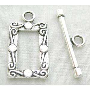 Tibetan Silver Toggle Clasps Non-Nickel