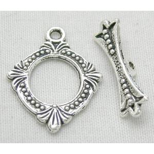 Tibetan Silver Toggle Clasps Non-Nickel