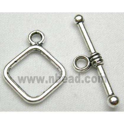 Tibetan Silver toggle clasps non-nickel