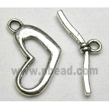 Tibetan Silver toggle clasps non-nickel