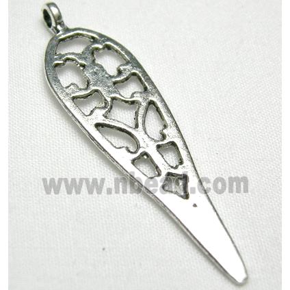 Tibetan Silver pendant non-nickel