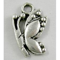 Tibetan Silver Butterfly pendant Non-Nickel