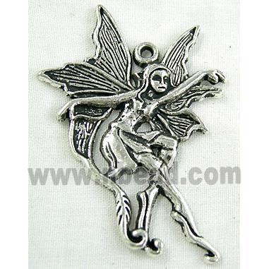 Angel, Tibetan Silver Charms Non-Nickel