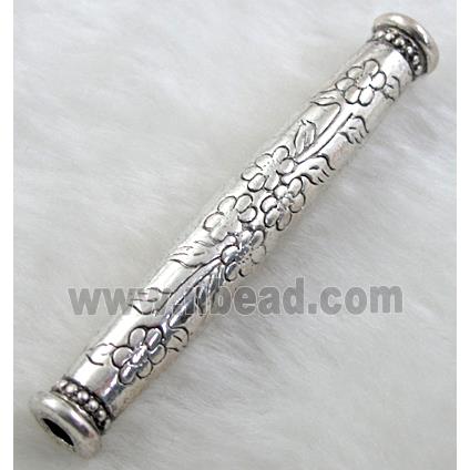 Tube, Tibetan Silver Spacer Non-Nickel